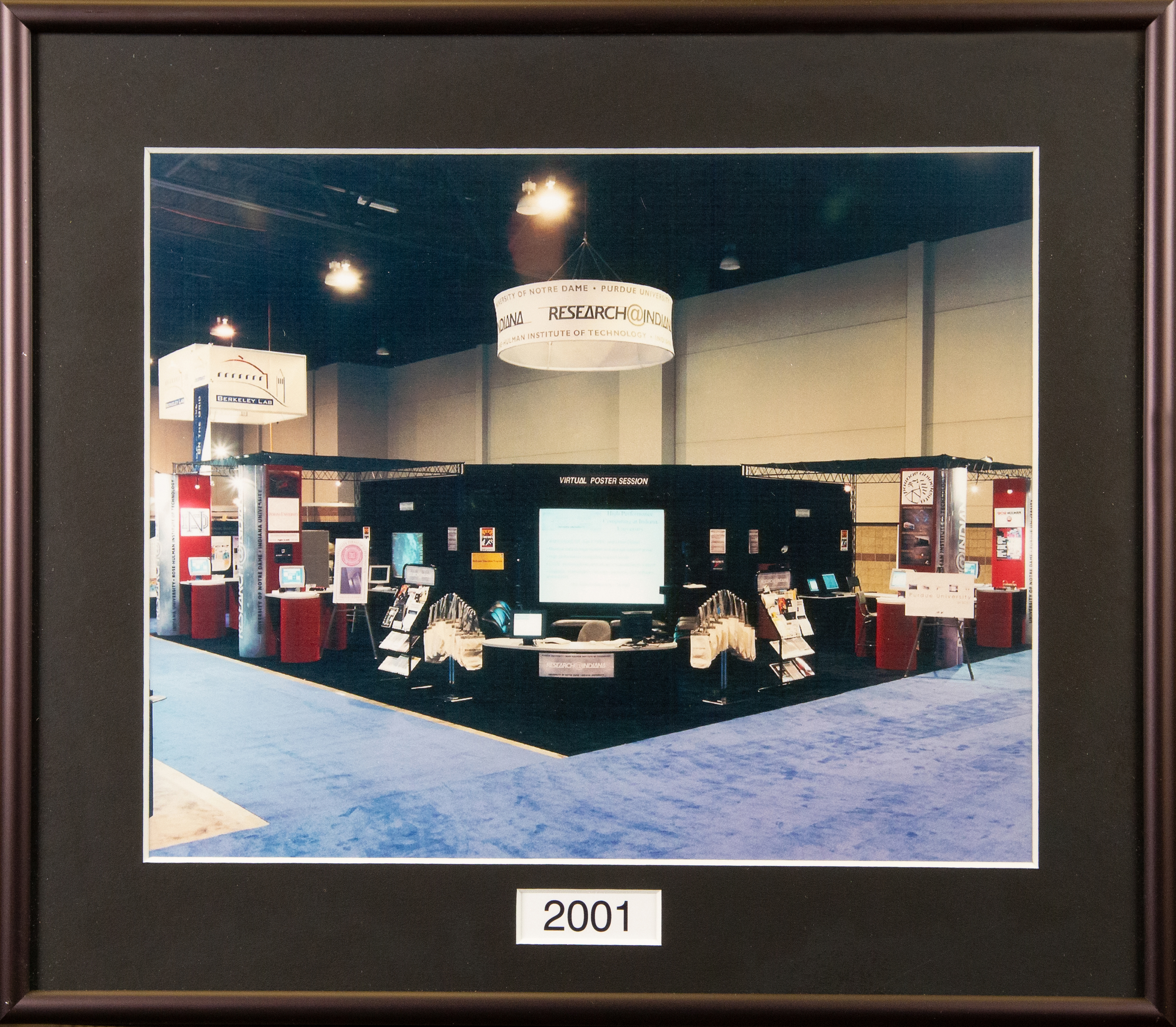 2001 Indiana University Supercomputing Booth: Research@Indiana